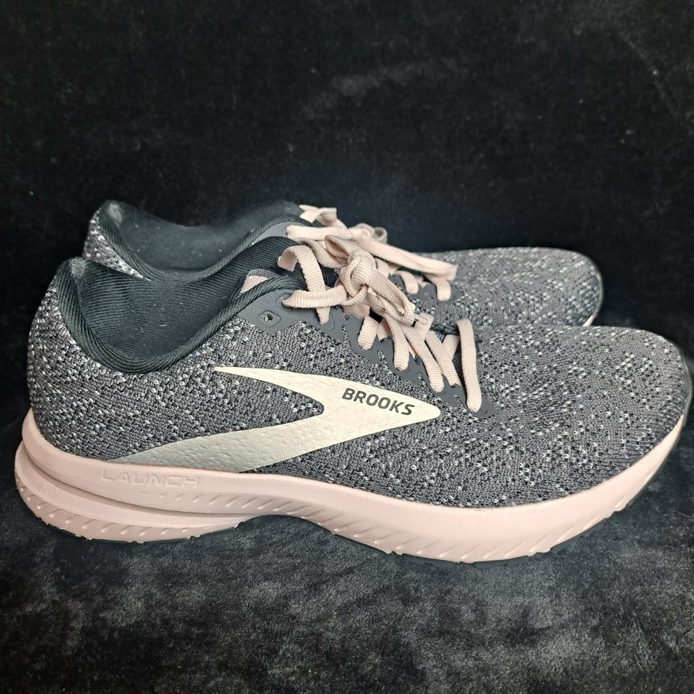 Brooks Launch 7 Running Athletic Shoes Gray/Pink Women's Sz 8.5 US (1203221B062) - Picture 3 of 11